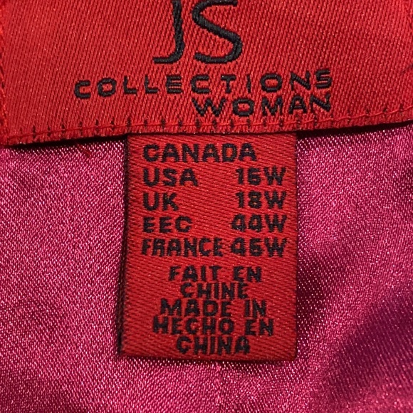 JS Collections rich satin pink draped cocktail prom party dress - Picture 10 of 13